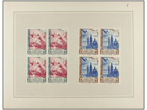 LOTES y COLECCIONES. ESPAÑA. Colección en hojas de album com