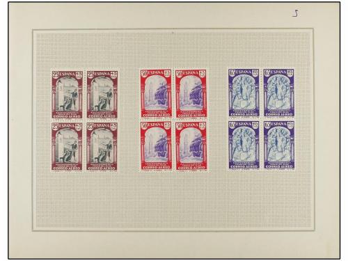 LOTES y COLECCIONES. ESPAÑA. Colección en hojas de album com