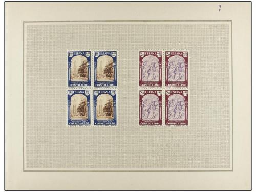 LOTES y COLECCIONES. ESPAÑA. Colección en hojas de album com