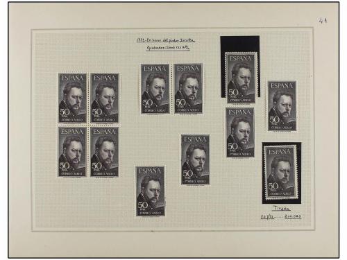 LOTES y COLECCIONES. ESPAÑA. Colección en hojas de album com