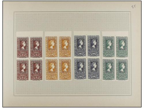 LOTES y COLECCIONES. ESPAÑA. Colección en hojas de album com