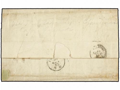 ¿ ITALIA. Sa. 1 (2) + 13 E (2). 1863. TORINO a PERUGIA y ree