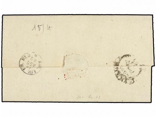 ¿ ITALIA. Sa. 1. 1862. FIRENZE a SIENA. 10 cts. bistre oscur