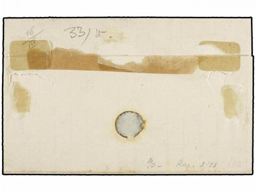 ¿ ITALIA. Sa. 1n + 13Ea. 1863. BARCELLONA a PATTI. 10 cts. b