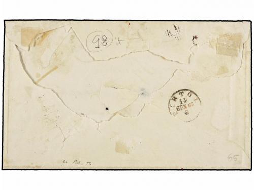 ✉ ITALIA. Sa. 2, 11 + 16F. 1863. FIRENZE a PISTOJA. 15 cts. 