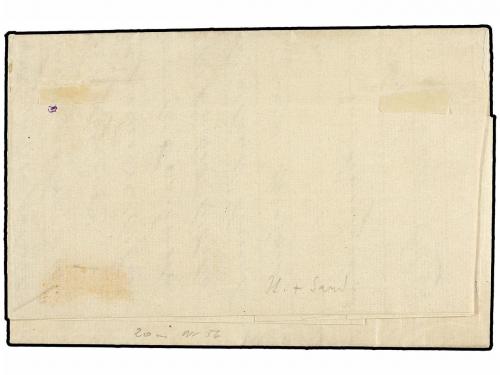 ¿ ITALIA. Sa. 11 (2) + 14E. 1863. DESENZANO a TRIESTE. 15 ct