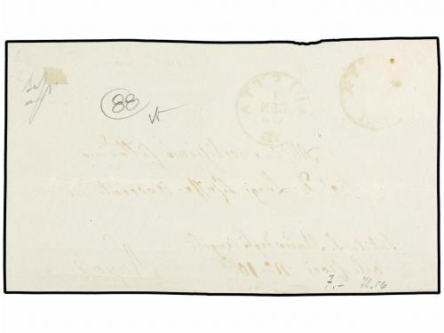 ✉ ITALIA. Sa. 11. 1863 (1 Enero). FRONTAL. AULETTA a NAPOLI.