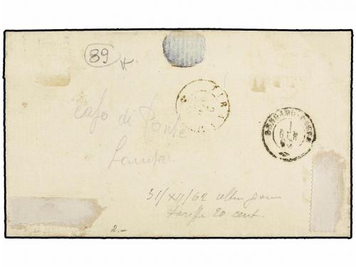 ✉ ITALIA. Sa. 2. 1863 (31 Dic.). CAPO DI PONTE a GROSIO. 20 