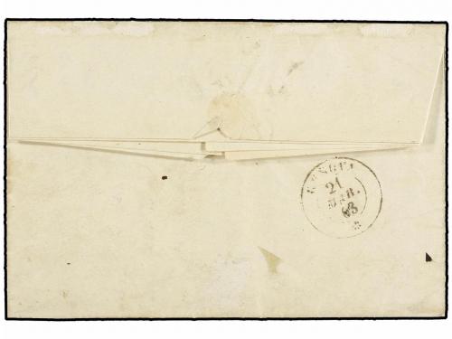 ¿ ITALIA. Sa. 11. 1863 (21 Marzo). VADO a GÉNOVA. 15 cts. az