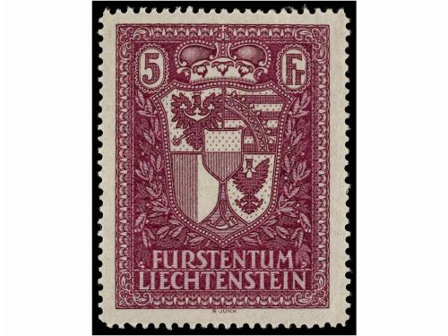 ** LIECHTENSTEIN. Mi. 140/42. 1933. COMPLETE set, never hing