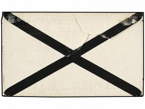 ✉ GIBRALTAR. 1872. GIBRALTAR to ENGLAND. Envelope franked wi