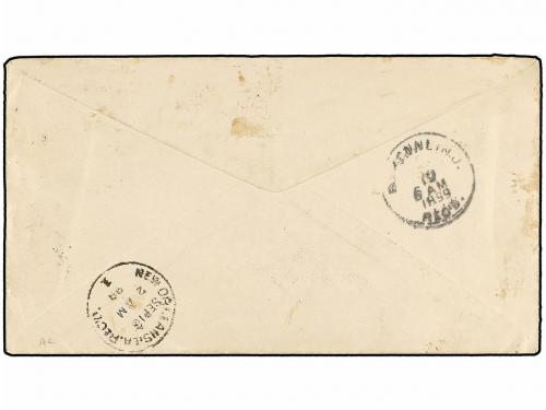 ✉ NICARAGUA. Sc. 71 (2), 99 (5), 101. 1899. Sobre circulado 