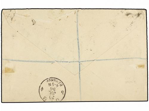 ✉ GIBRALTAR. Sg. 32. 1896. GIBRALTAR to GERMANY. 2 pts. blac