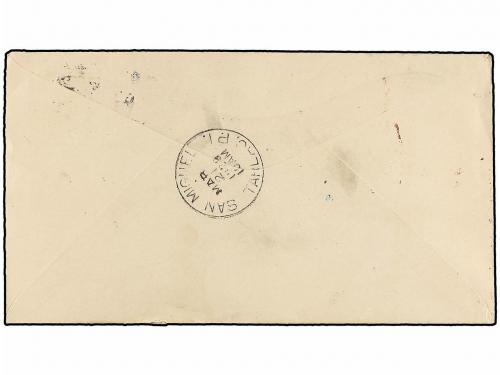 ✉ FILIPINAS. 1929 (21 Marzo). AIR MAIL. MANILA a S. MIGUEL. 