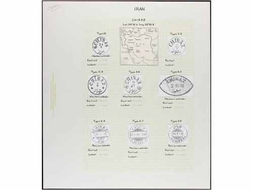 ✉ IRAN. 1894-1939. Fourteen covers from CHIRAZ. Diverse fran