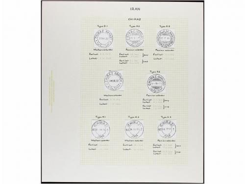 ✉ IRAN. 1894-1939. Fourteen covers from CHIRAZ. Diverse fran
