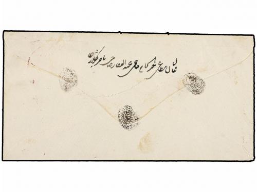✉ IRAN. Sc. 29. 1879. SCHIRAS to ISFAHAN. 5 ch. black and ro