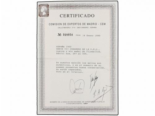 ** ESPAÑA. Ed. 297/309. SERIE completa, buen centraje para e