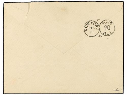 ✉ HAITI. Sc. 22 (4), 23. 1890. JEREMIE a NEW YORK. 2 cts. vi