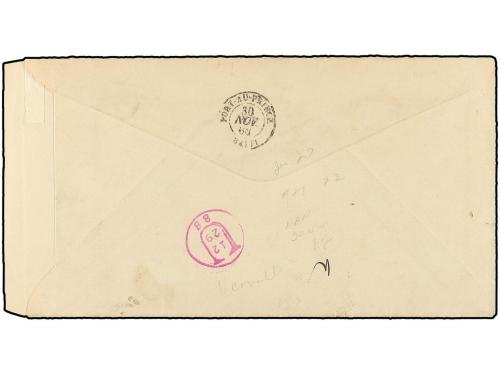 ✉ HAITI. Sc. 21 (2), 24 (2). 1888. JEREMIE a NEW YORK. Carta