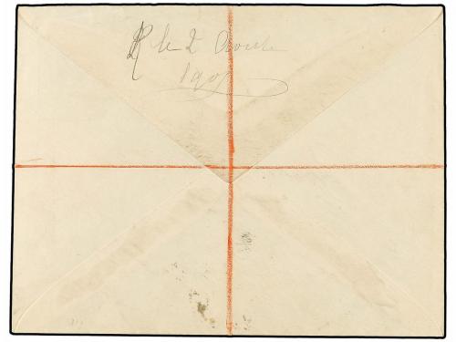 ✉ IRAN. Sc. 136, 140 (2). 1901. TAURIS to TEHERAN. 10 ch. gr