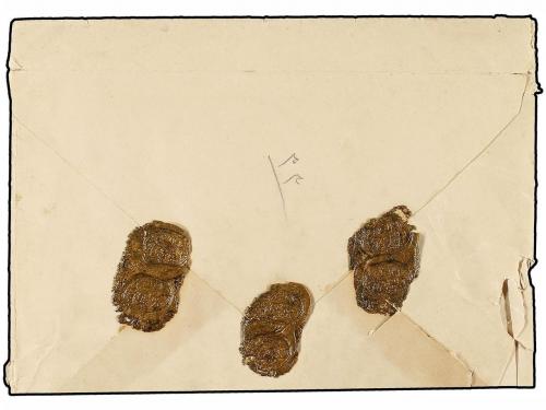 ✉ IRAN. Sc. 487, 488, 494 (2). 1922. BOUCHIR. 9 ch., 10 ch. 