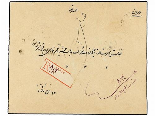 ✉ IRAN. Sc. 253, 283. 1902. CRMANCHAN to TEHERAN. 5 ch. red 