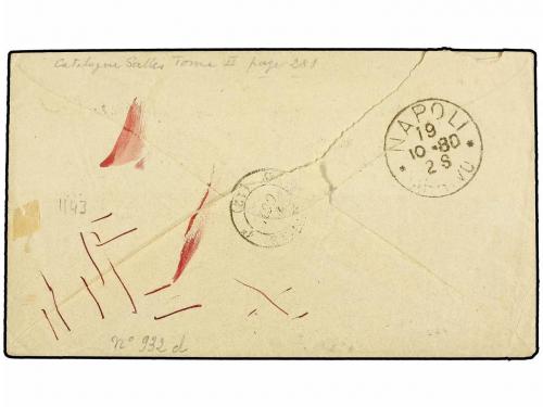 ✉ FRANCIA. 1880. SALONICA (Grecia) a MARSELLA. 25 cts. amari