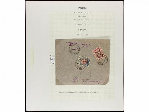 ✉ IRAN. 1917-18. Eleven covers, diverse frankings (see web).