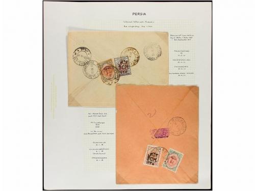 ✉ IRAN. 1917-18. Eleven covers, diverse frankings (see web).