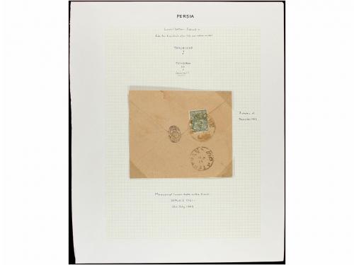 ✉ IRAN. 1902-06. Twenty five covers, diverse frankings (see 