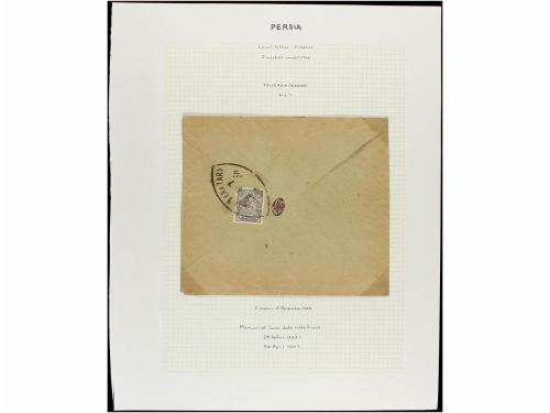 ✉ IRAN. 1902-06. Twenty five covers, diverse frankings (see 
