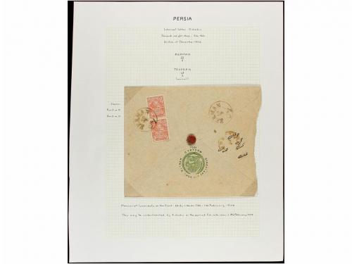 ✉ IRAN. 1902-06. Twenty five covers, diverse frankings (see 
