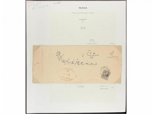 ✉ IRAN. 1902-06. Twenty five covers, diverse frankings (see 