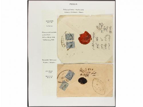 ✉ IRAN. 1902-06. Twenty five covers, diverse frankings (see 