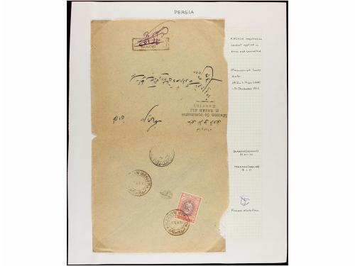 ✉ IRAN. 1910-11. Forty nine covers, diverse franings (see we
