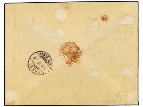 ✉ IRAN. Sc. 90 (4), 91 (2). 1897. SULTANABAD to SWITZERLAND.