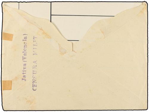 ✉ ESPAÑA E. LOCALES PATRIOTICAS: JATIVA. 1939 (31 Marzo). JA