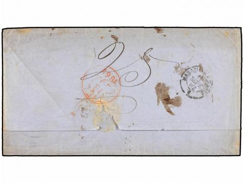 ✉ INDIA HOLANDESA. 1862. RIOUW to TIEL (Netherland). Folded 