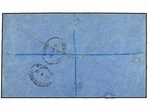 ✉ NUEVAS HEBRIDAS. Sg. 10, 12/16. 1912. VILA to ENGLAND. Fin