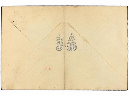 ✉ NUEVA CALEDONIA. Yv. 65. 1902. NOUMEA a HIEGHENE. 5 s. 30 