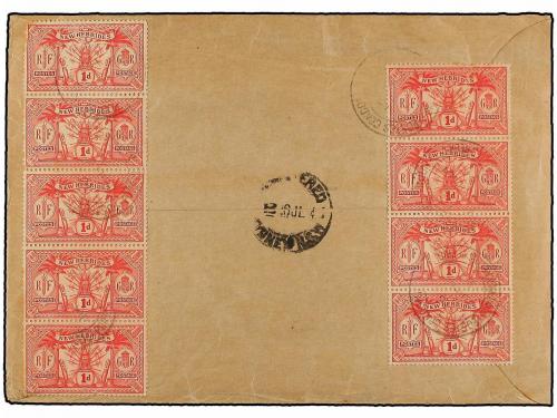 ✉ NUEVAS HEBRIDAS. Sg. 36. 1924. PORT VILA to SYDNEY. Regist