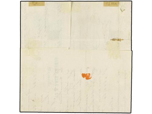 ✉ FRANCIA. Yv. 21, 23. 1865. MARSEILLE a ALEP (Syria). 10 ct