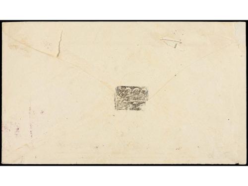 ✉ IRAN. Sc. 29. 1879. SCHIRAS to ISFAHAN. 5 ch. black and ro