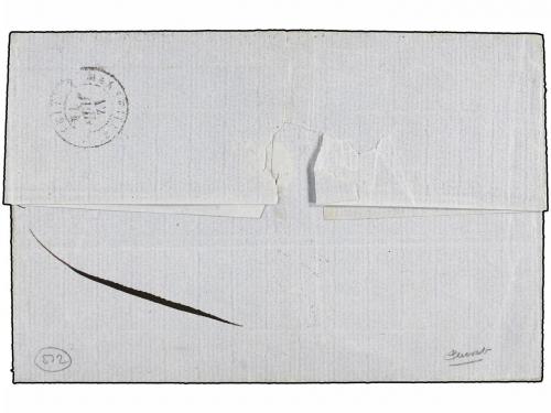 ✉ INDIA FRANCESA. 1874. PONDICHERY a MARSELLA. Circulada con