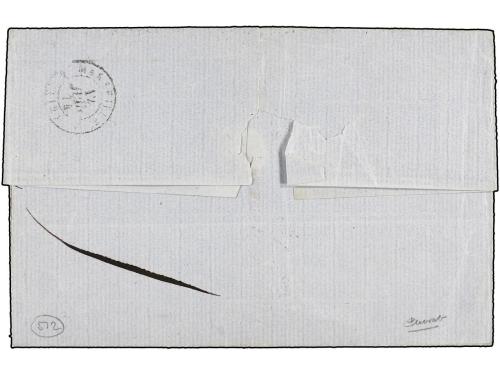 ✉ INDIA FRANCESA. 1874. PONDICHERY a MARSELLA. Circulada con