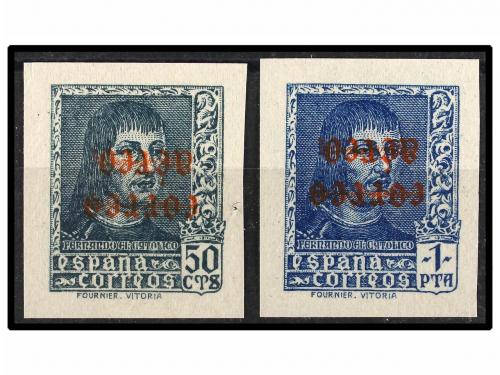 ** ESPAÑA. Ed. 845/46his. SERIE COMPLETA, HABILITACIÓN INVER