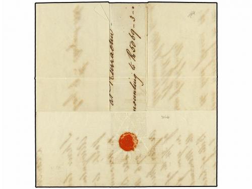 ✉ MAURICIO. 1861. BOMBAY to MAURITIUS. Entire letter rated "