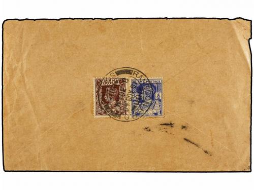✉ BIRMANIA. 1940. RANGOON to KUALA LUMPUR (Malaya). Envelope