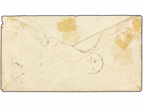 ✉ ARGENTINA. 1875. BUENOS AIRES a FRANCIA. Circulada con sel